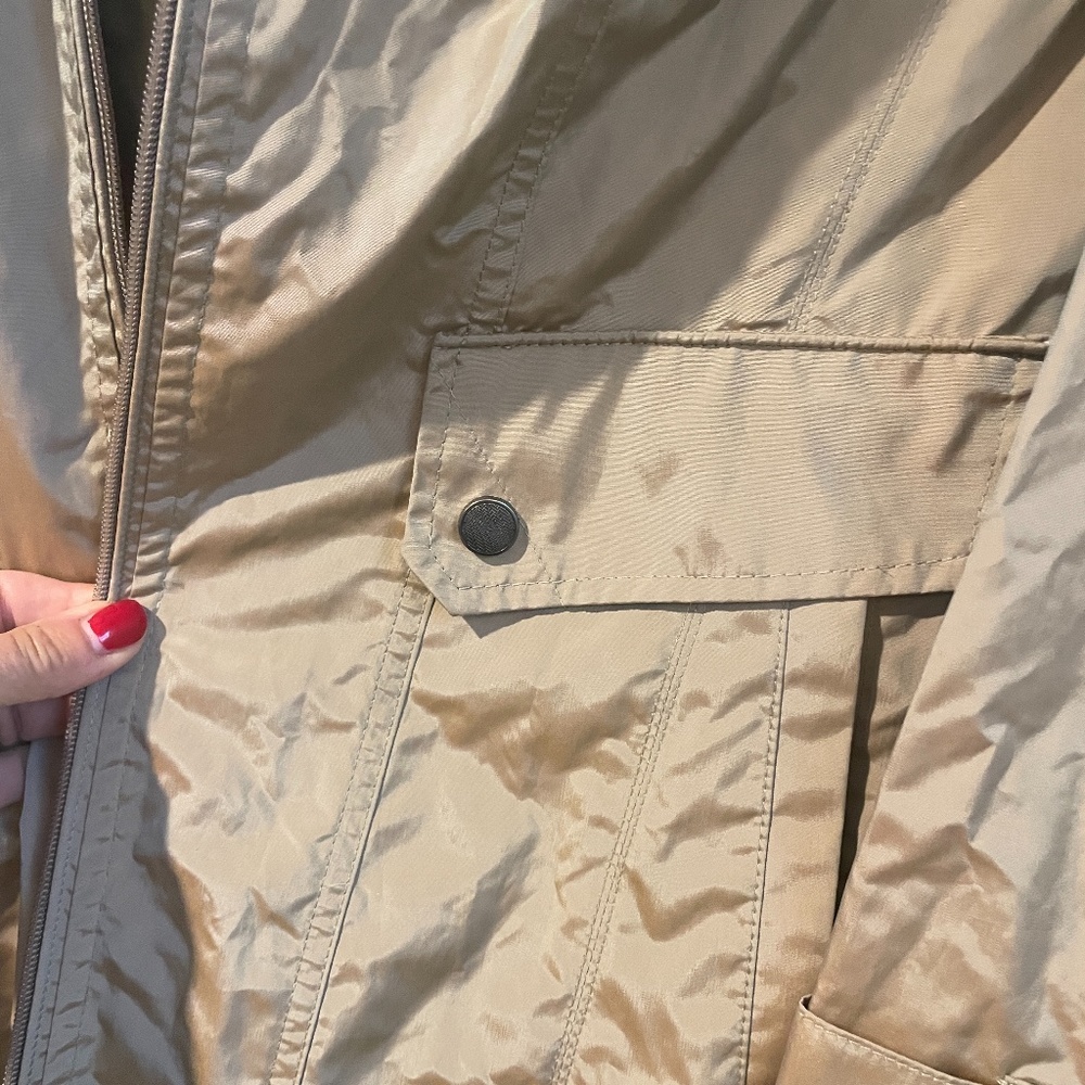 Cole Haan Rain jacket - Topaz shimmer size S - Picture 7 of 7
